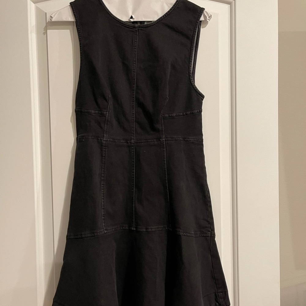 Free People alex denim mini dress. Worn once